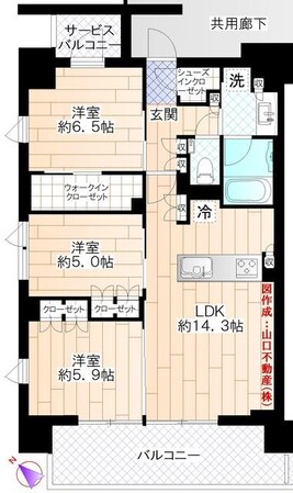 ティサージュ豊田駅前の物件間取画像